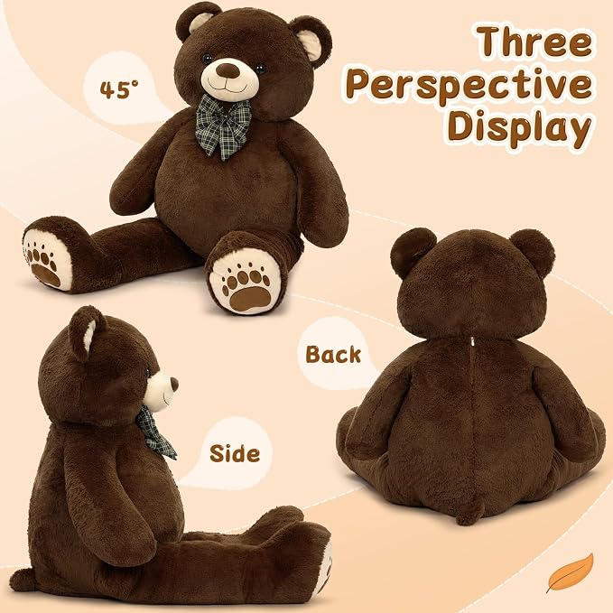 Giant Teddy Bear Stuffed Animal, Large Teddy Bear Plush Toy