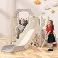 Toddler Slide and Swing Set, 7-in-1 Indoor Outdoor Toddler Playset